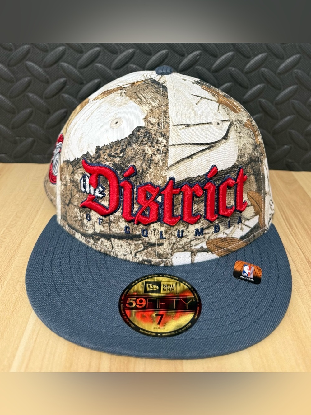 New Era 59FIFTY NBA Washington Wizards Realtree DC City Edition fitted Hat Sz 7